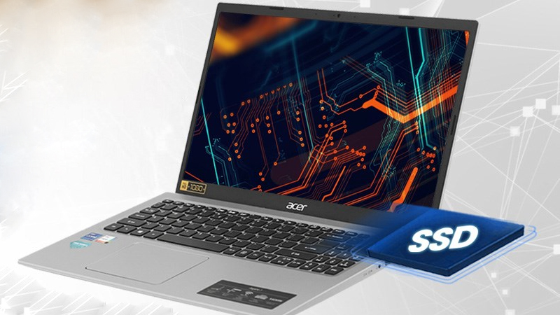 Cấu h&igrave;nh m&aacute;y mạnh mẽ, c&oacute; ổ cứng SSD gi&uacute;p khởi động m&aacute;y nhanh, &iacute;t giật lag